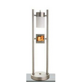 Polished Silver Digital Photo Table Lamp